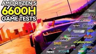 HUGE Game Test / AMD Ryzen 5 6600H Gaming Benchmarks [w/ Radeon 660M onboard GPU]