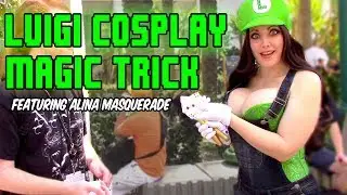 LUIGI COSPLAY MAGIC TRICK!