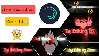 Trending Glow Text Effect Preset || Glow Text Effect Preset Link || Ray's Text Effect Preset || #66