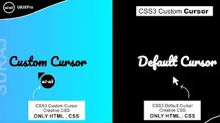 CSS Custom Cursor Properties | How to create custom image cursor @uiuxpro