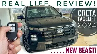Hyundai Creta Facelift 2024 Review - Seltos Killer | Hyundai Creta 2024 Facelift | New Creta 2024