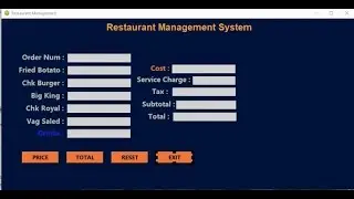 How to Create Restaurant Management Systems in Python - Introduction