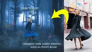 photoshop manipulation / dark forest girl awesome photo edditing. /cb edditing