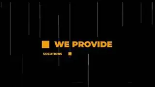 We Provide Solutions