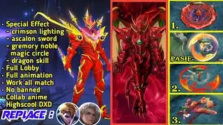 SCRIPT SKIN ALUCARD SEKIRYUUTEI | SCRIPT SKIN ALUCARD RED DRAGON EMPEROR | SCRIPT SKIN ALUCARD ANIME