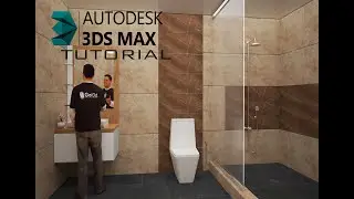 Bathroom Interior Design Material Render Quick Tutorial in 3ds max