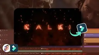 Kalki Title Card Recreation in Filmora 13 - Bingeo Studios