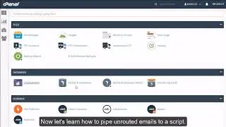cPanel Email - Pipe Unrouted Emails to a Script