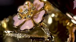Fabergé Wild Rose Surprise Egg Objet