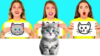Who Draws it Better Take The Prize | Drawing Hacks by BaRaDa Challenge