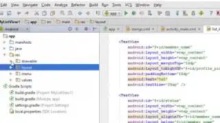 Creat Android List View Image And Text