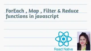 Map, Reduce Filter functions in javascript #reactnativetutorial #javascript #interview #reactnative