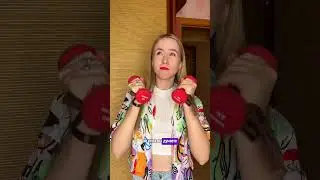 24 часа с гантелями на руках #влог #vlog #обзор #vlogs