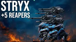 5 Reapers, 5 Thunders and 5 Hwangjes on STRYX robot | Test Server | War robots game [WR]