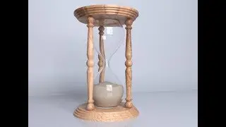 Modeling Hourglass in 3ds Max | 3ds max modeling
