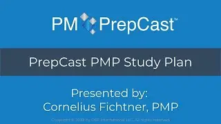 PMP Study Plan for The PM PrepCast