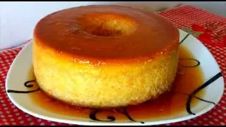 PUDIM DE BANANA -  ( receita de família - diferente - fácil e deliciosa)