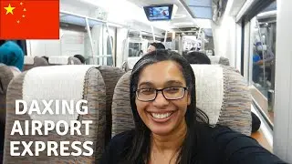 Catching the Daxing express in Beijing