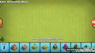 Clash of Clans-Köy binası 8 köy düzeni.