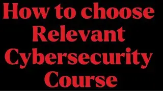 Do this before joining cybersecurity course
