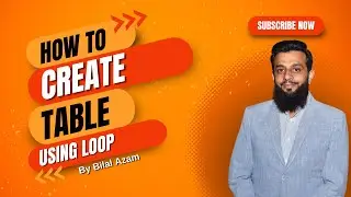 how to create table in C language using loop
