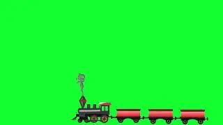 Green Screen Train | Train Green Screen Video