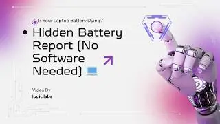 How to Check Laptop Battery Health using CMD in Windows 11/10