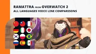 Ramattra - All Languages Voice Line Comparisons | Overwatch 2