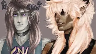 Redesigning An Old OC (Time Lapse)