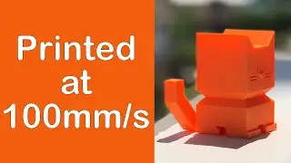 Faster 3d Prints with Simple Modifications and Cura Settings