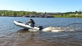 Я КАПИТАН Часть 2 Tarpon (sea-pro) 9.9 лодка Хатанга 350 Полазна выход на глиссер Демидкова обкатка