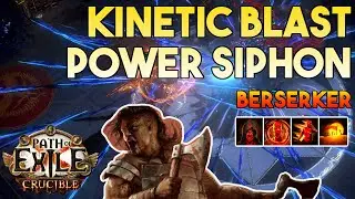 [3.22] Kinetic Blast & Power Siphon Build | Berserker | Trial of the Ancestors | Path of Exile 3.22