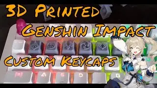 3D Printed Genshin Impact Elemental Keycaps