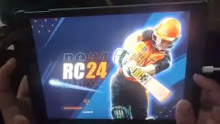 Playing Real Cricket 24 on iPad #rc24#realcricket24