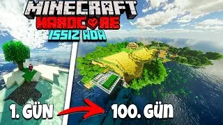 Survive for 100 Days on a Desert Island in Minecraft Hardcore!