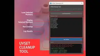 UVSet Cleanup Tool