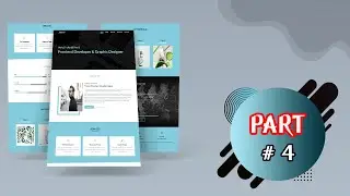 Responsive Personal Portfolio Website | HTML CSS and JavaScript | Part 4 |