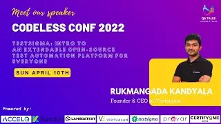 Codeless Conf - Testsigma: Intro to an extendable open-source test automation platform for everyone
