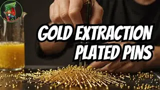 Gold Recovery from mixed gold plated pins using nitric acid