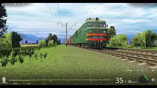 Trainz 19 - ВЛ10-615 следует по маршруту Степная Даль