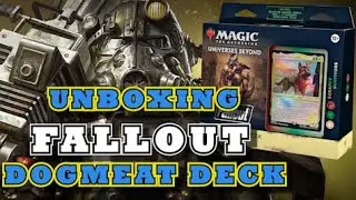 Opening Fallout MTG - Dog Meat Commander Deck!