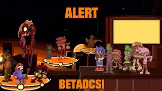 Alert, but every turn a different character sings it [FNF]