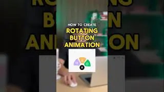 Learn how to create rotating button animation in Figma for your mobile app design 🚀 # 