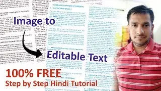 How to convert images into editable text | Tutorials by Mohit