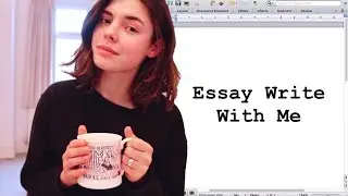 Essay Write With Me! // Final Year University Student 🎓🤓