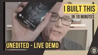 Idea to App in 10 minutes flat, recorded 