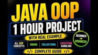🔴 Java OOP Concepts Explained with Real Project 🔥 | Enums, Polymorphism, Inheritance