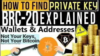 How To Find private key of BTC  BRC 20  Account Address in Unisat Wallet | BRC-20