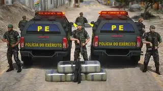 POLÍCIA DO EXÉRCITO OPERAÇÃO CONTRA FACÇÕES CRIMINOSAS NA BAHIA | GTA 5 POLICIAL