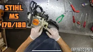 STIHL MS 170 DENGESİZ ÇALIŞMA SORUNU/KEÇE BİLYA DEĞİŞMİ/STIHL SAW REPAIR#stihl